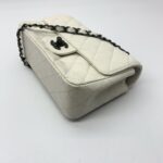 Chanel Classic Wallet On Chain Caviar White LGHW