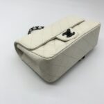 Chanel Classic Wallet On Chain Caviar White LGHW