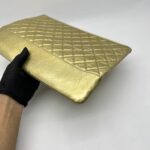 Chanel Gabrielle O Case Wrinkled Gold GHW