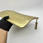 Chanel Gabrielle O Case Wrinkled Gold GHW