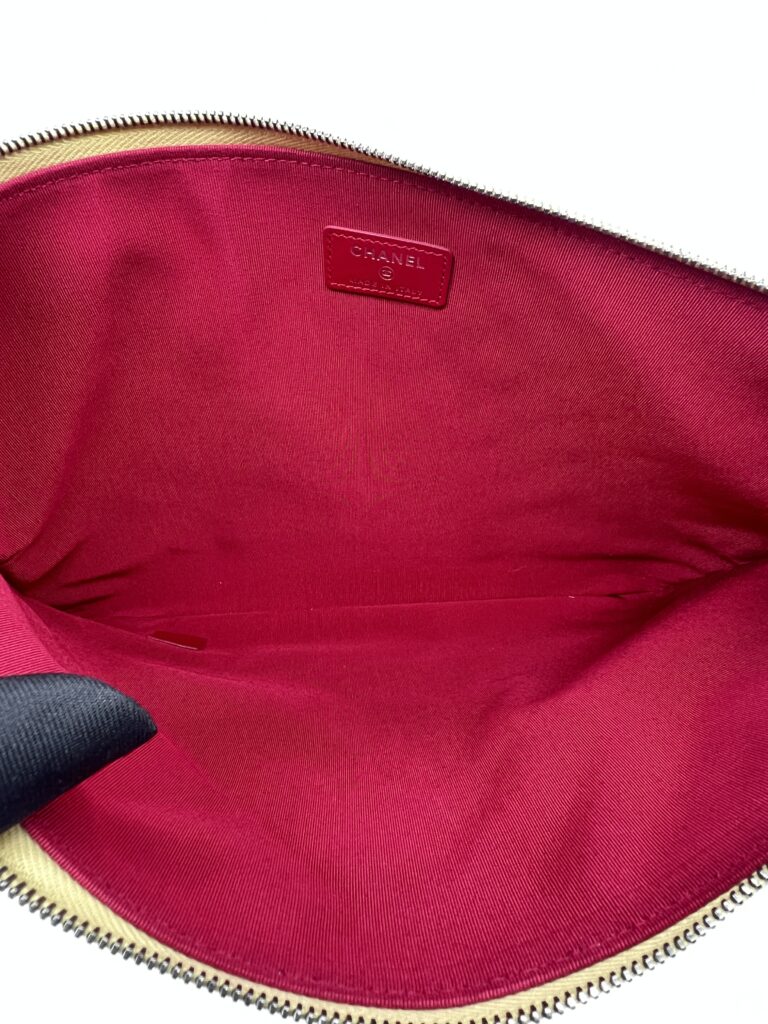 Chanel Gabrielle O Case Wrinkled Gold GHW