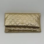 Chanel Fold Clutch Gold GHW