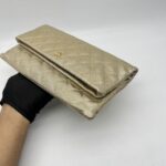 Chanel Fold Clutch Gold GHW
