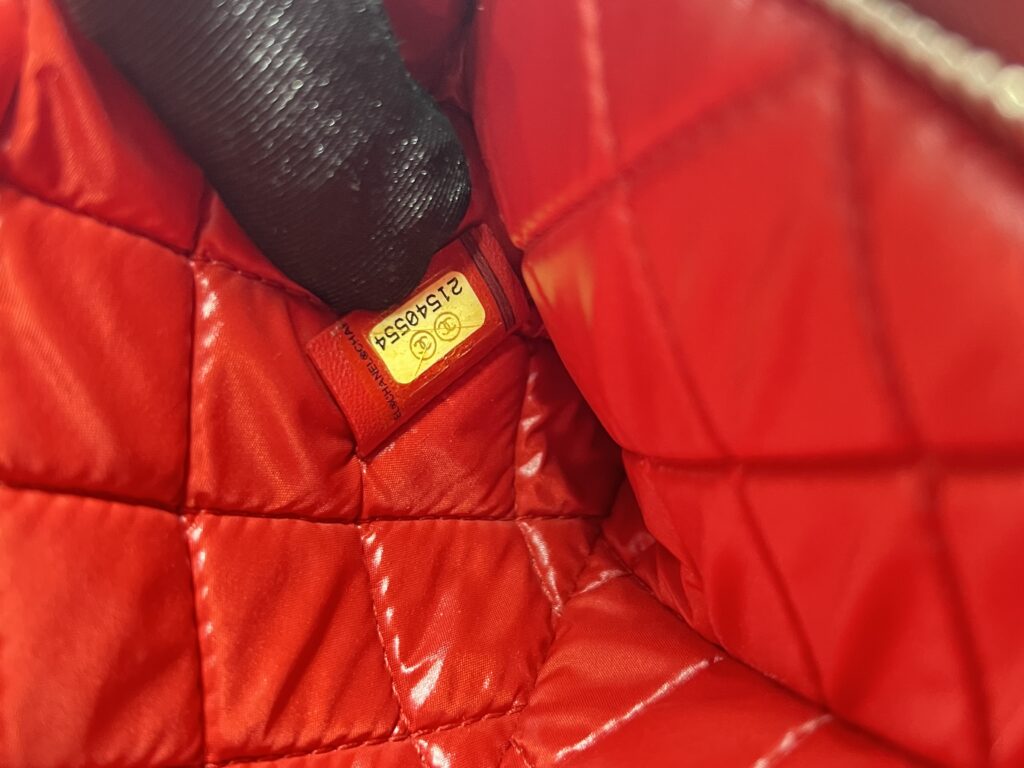 Chanel Boy Fold Clutch Lambskin Red SHW