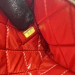 Chanel Boy Fold Clutch Lambskin Red SHW