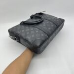 Louis Vuitton Porte Documents Voyage Monogram Eclipse SHW