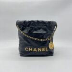 Chanel C22 Mini Lambskin Black GHW
