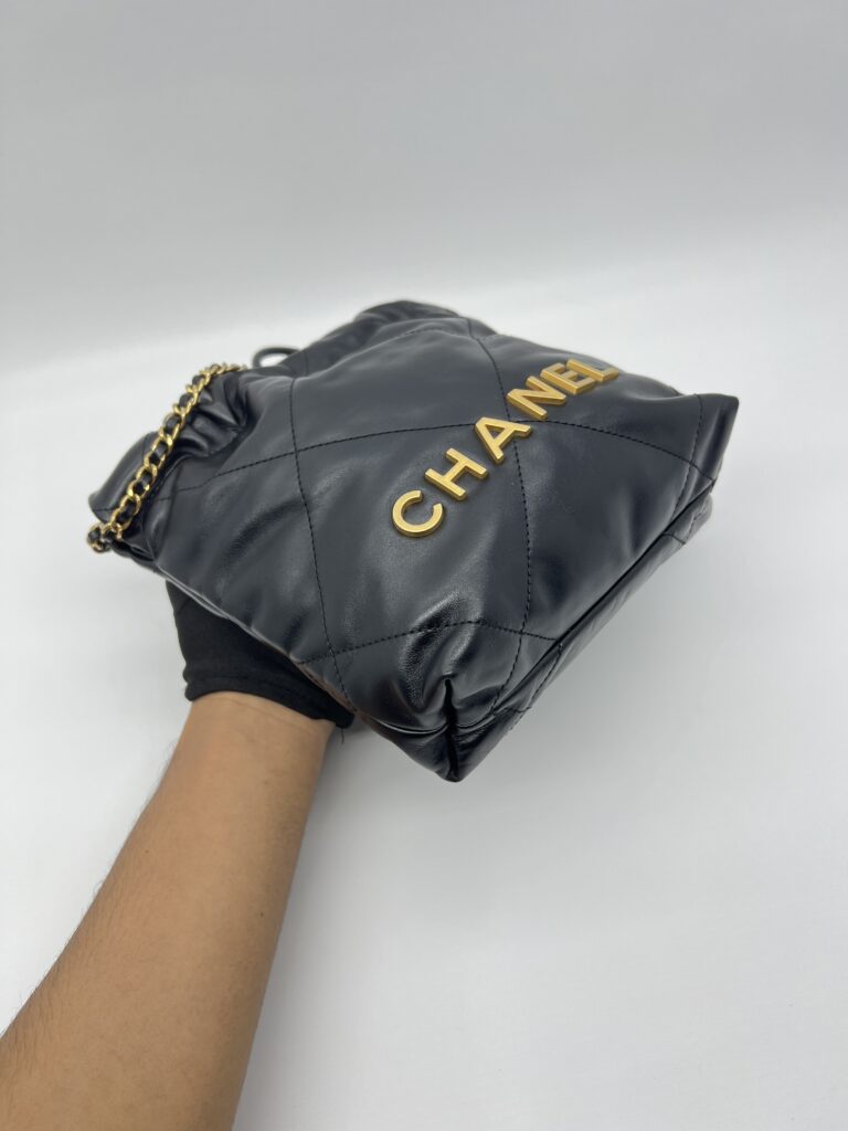 Chanel C22 Mini Lambskin Black GHW