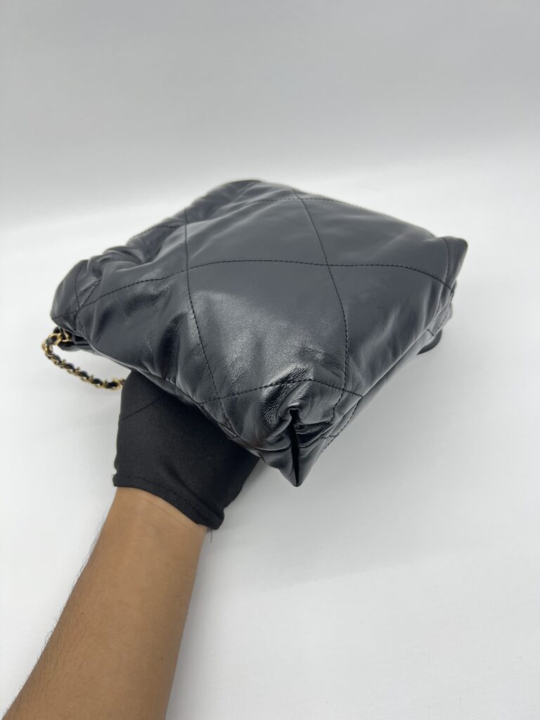 Chanel C22 Mini Lambskin Black GHW