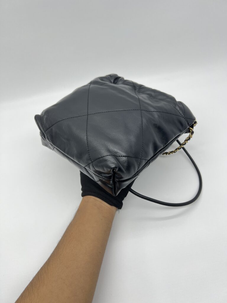 Chanel C22 Mini Lambskin Black GHW