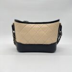 Chanel Gabrielle Small Beige Black