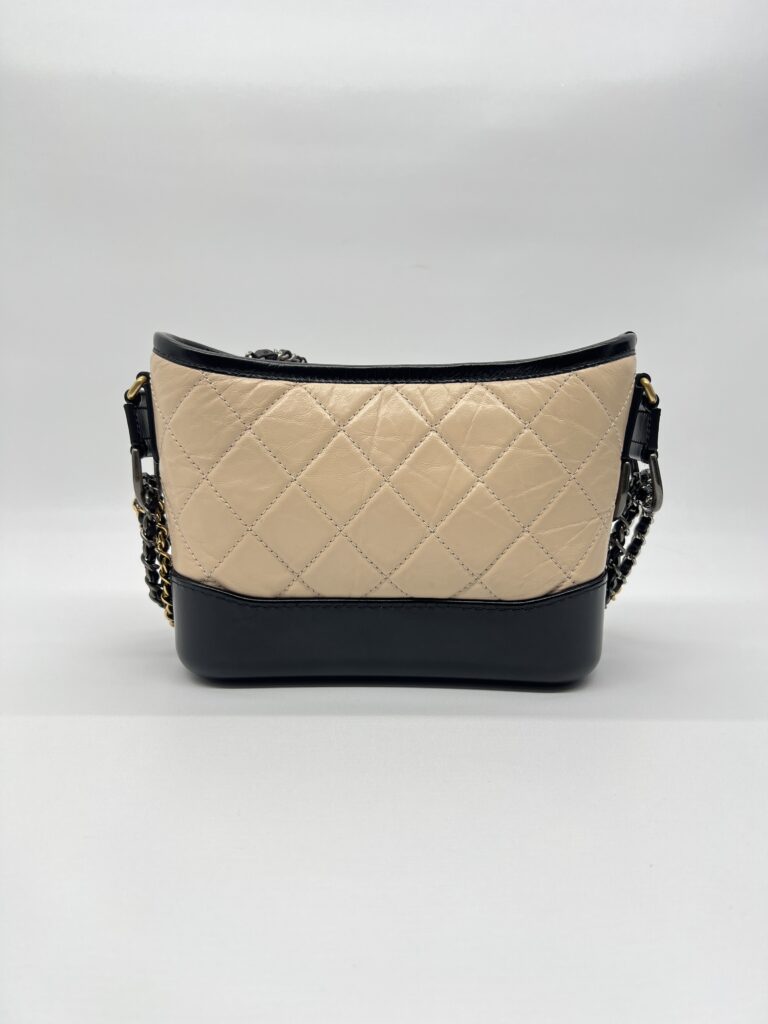 Chanel Gabrielle Small Beige Black