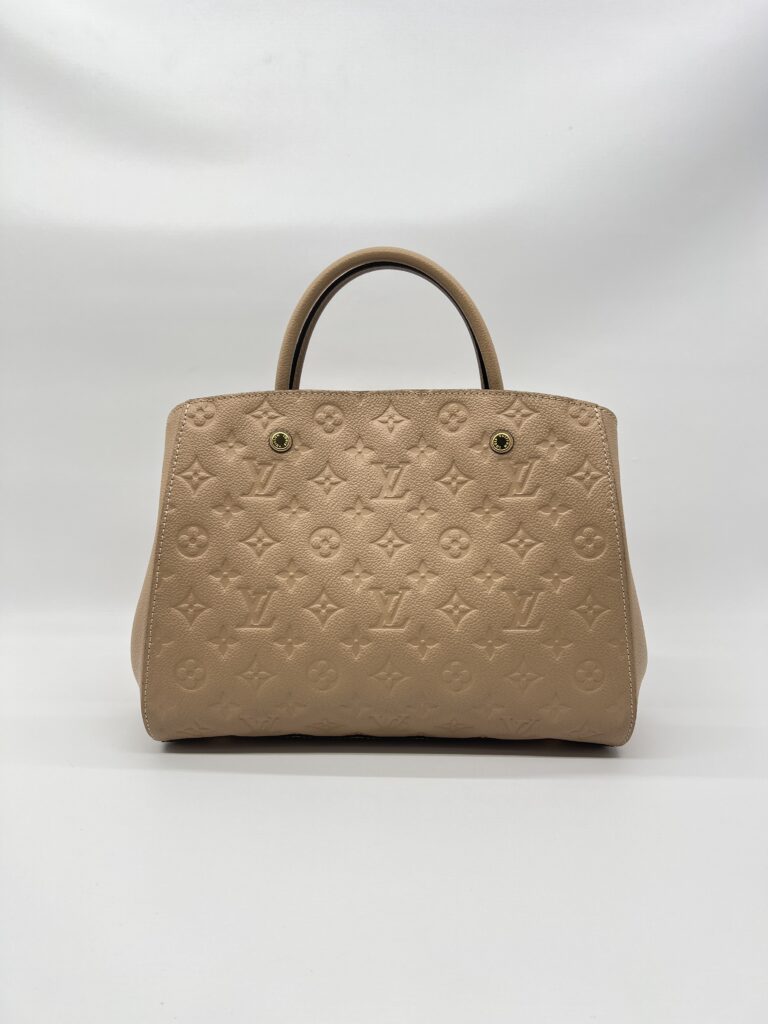 Louis Vuitton Montaigne MM Monogram Empreinte Dune GHW