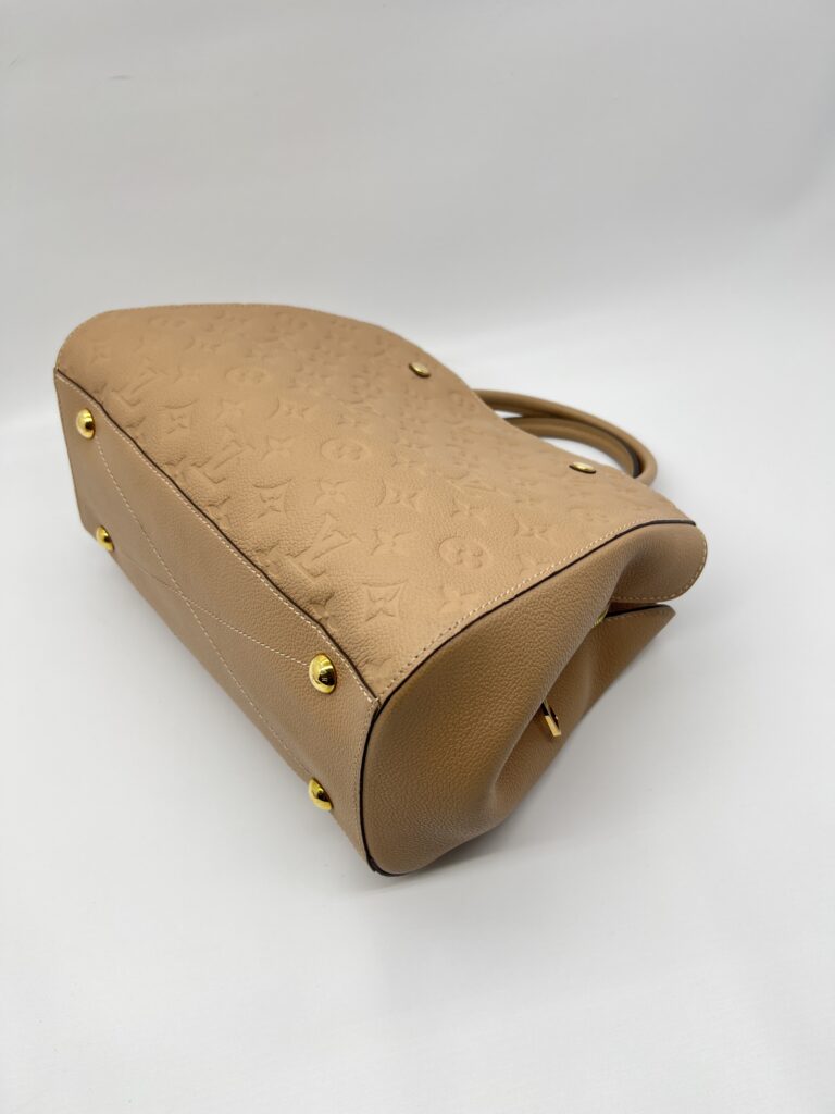 Louis Vuitton Montaigne MM Monogram Empreinte Dune GHW