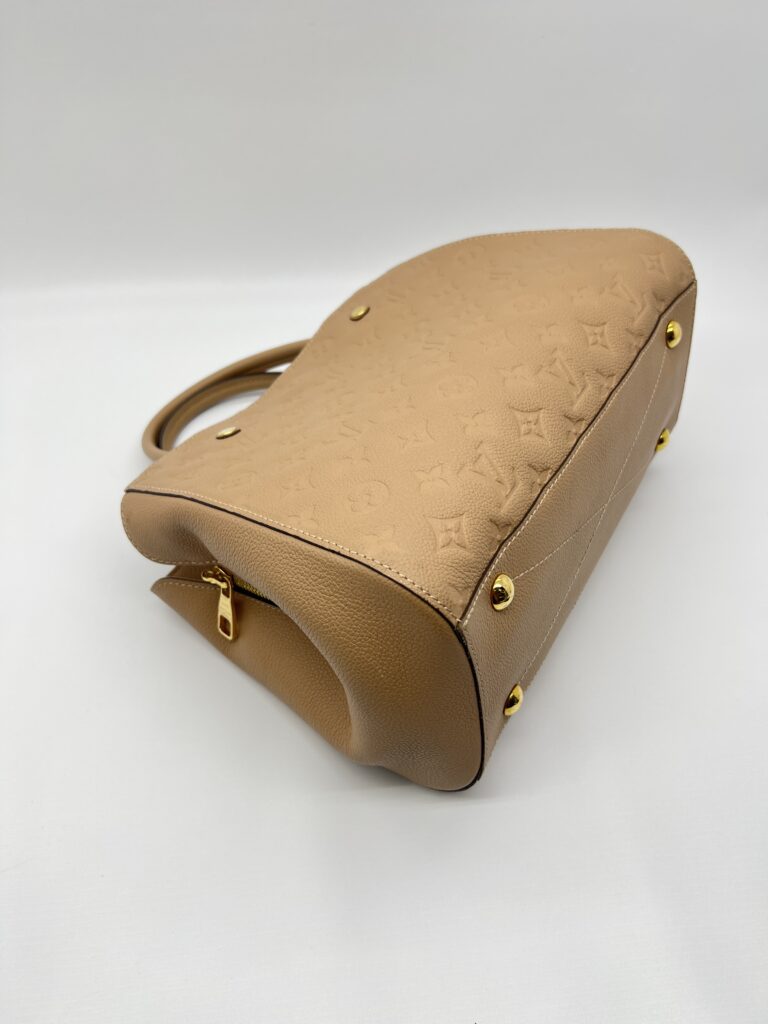 Louis Vuitton Montaigne MM Monogram Empreinte Dune GHW