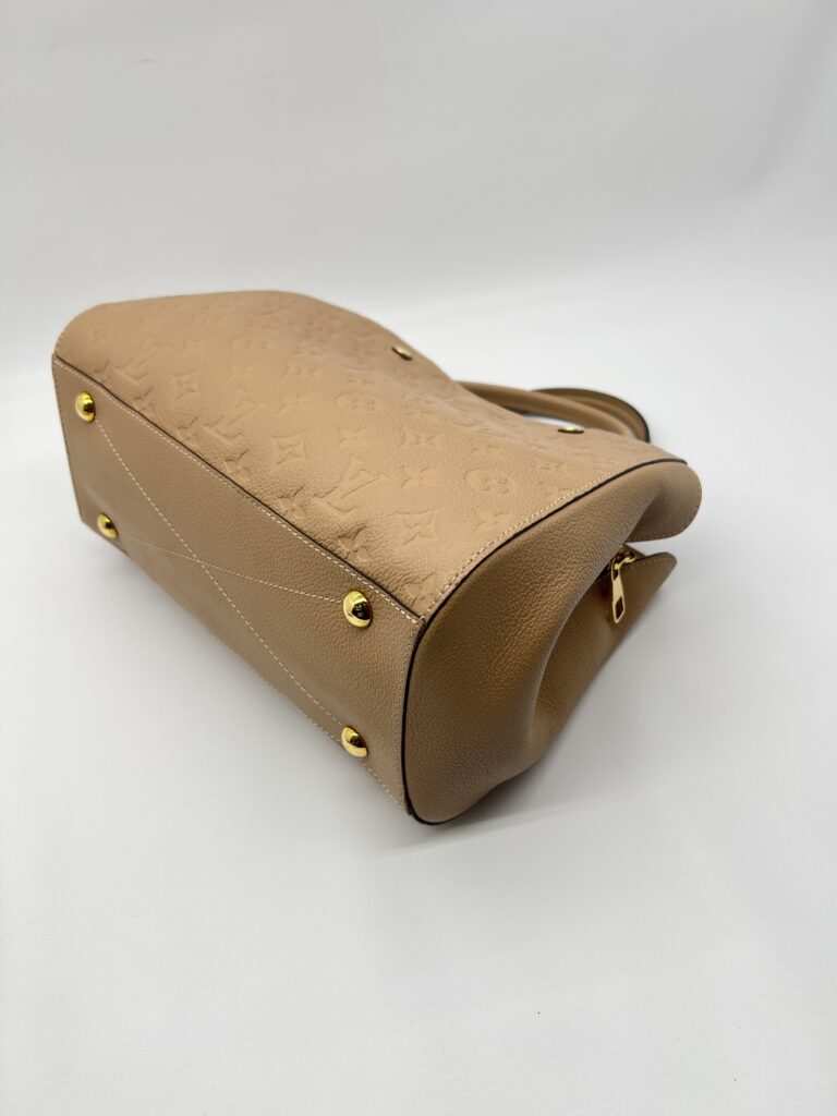 Louis Vuitton Montaigne MM Monogram Empreinte Dune GHW