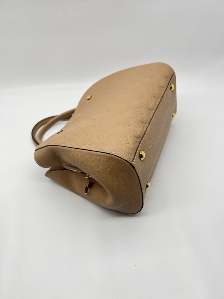 Louis Vuitton Montaigne MM Monogram Empreinte Dune GHW