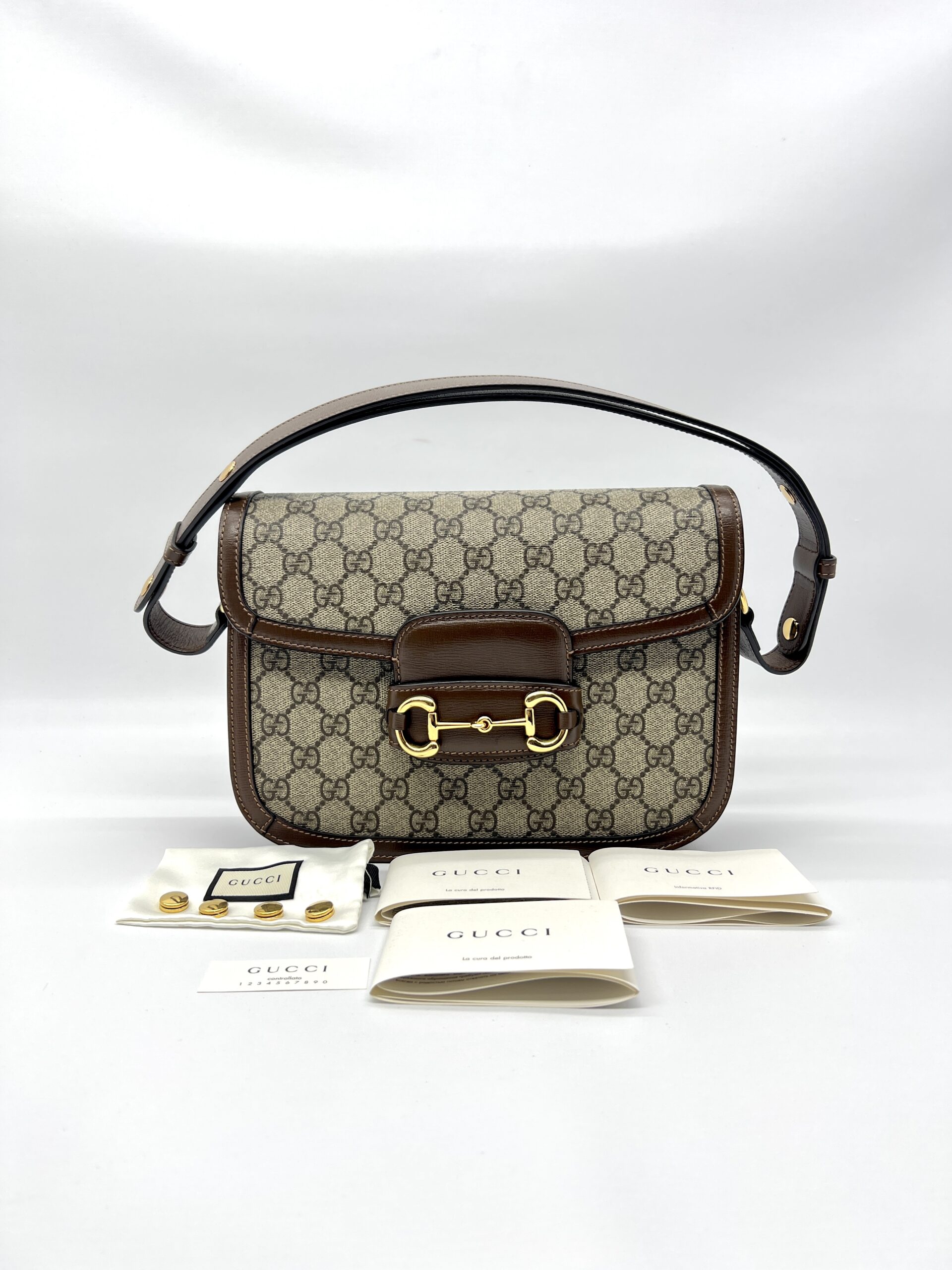 Gucci Horsebit GG Supreme Brown GHW