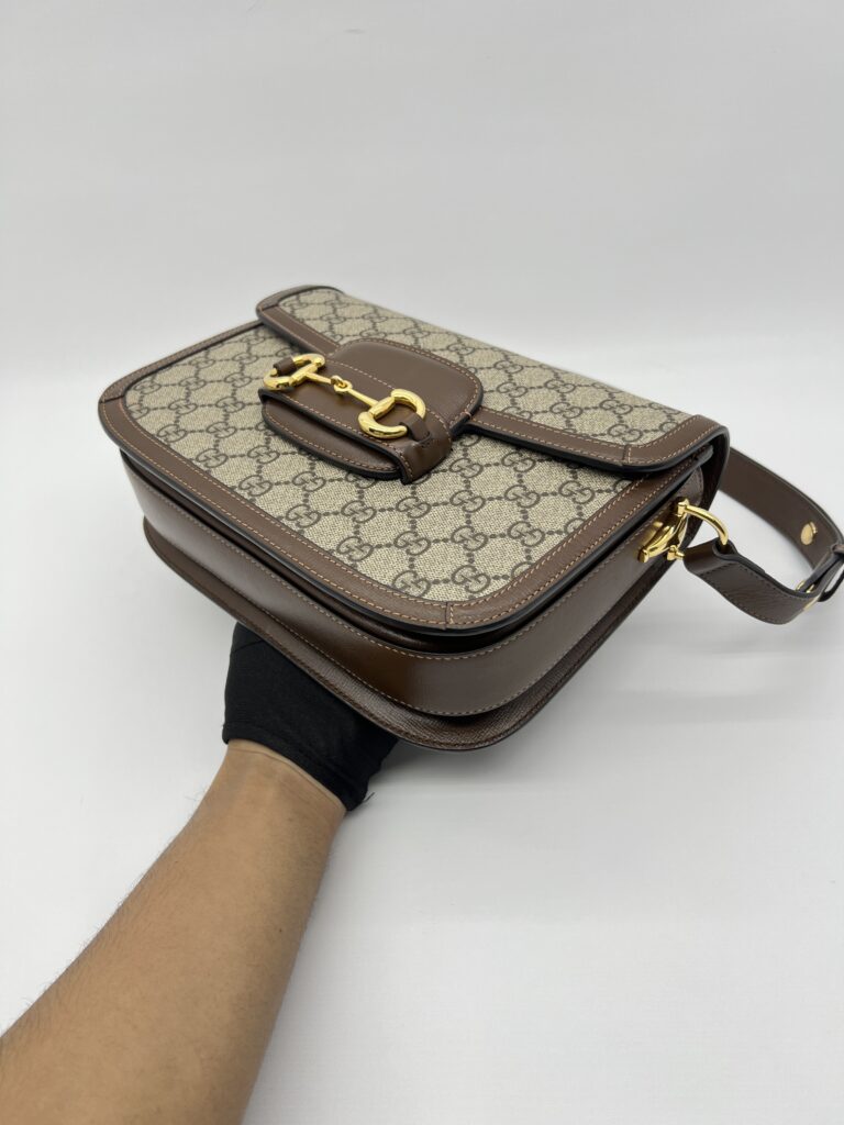 Gucci Horsebit GG Supreme Brown GHW