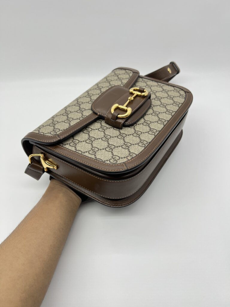Gucci Horsebit GG Supreme Brown GHW