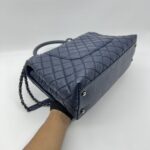 Chanel Coco Handle Large Caviar Navy RHW