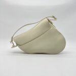 Dior Saddle Medium Leather All White Matte
