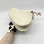 Dior Saddle Medium Leather All White Matte