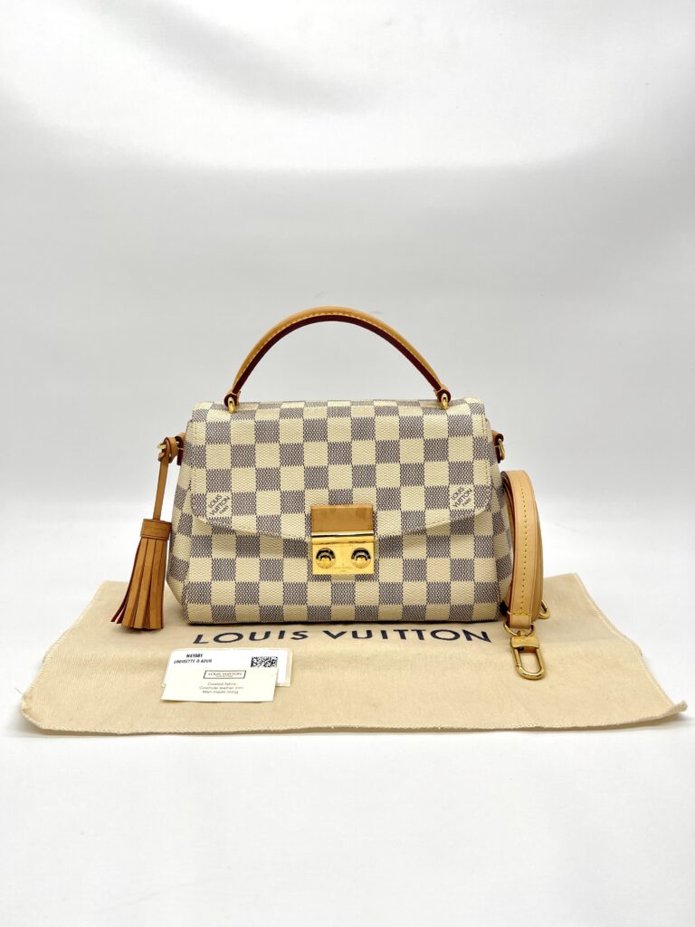 Louis Vuitton Croisette Damier Azur GHW