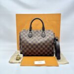Louis Vuitton Speedy Bandou 25 Damier Ebene GHW