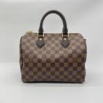 Louis Vuitton Speedy Bandou 25 Damier Ebene GHW
