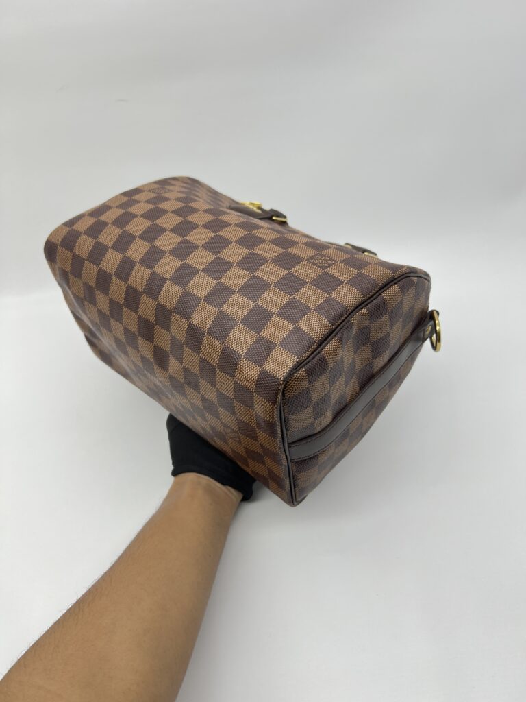Louis Vuitton Speedy Bandou 25 Damier Ebene GHW