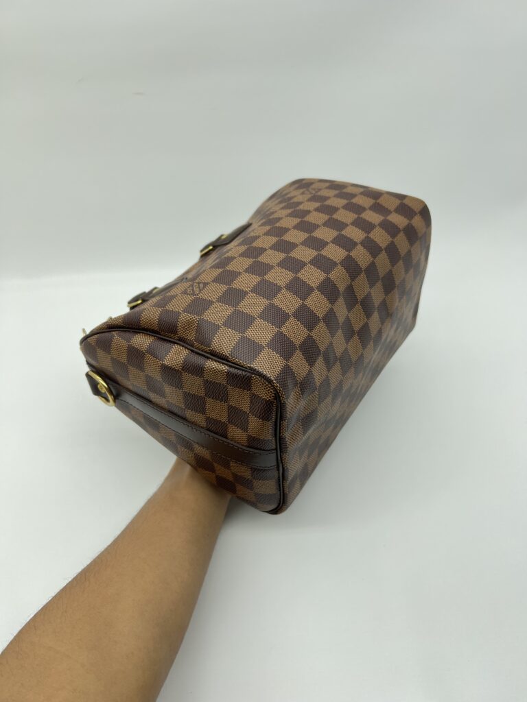 Louis Vuitton Speedy Bandou 25 Damier Ebene GHW