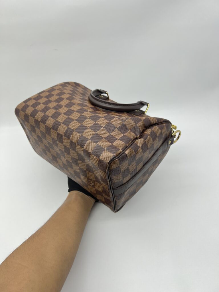 Louis Vuitton Speedy Bandou 25 Damier Ebene GHW