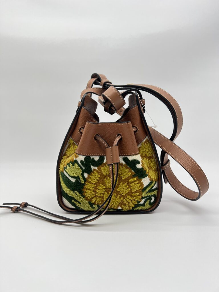 Loewe Hammock Mini Embroidered Tan