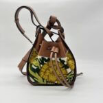 Loewe Hammock Mini Embroidered Tan