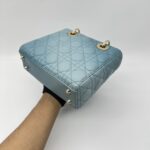 Dior Lady Dior Small Lambskin Cloud Blue GHW