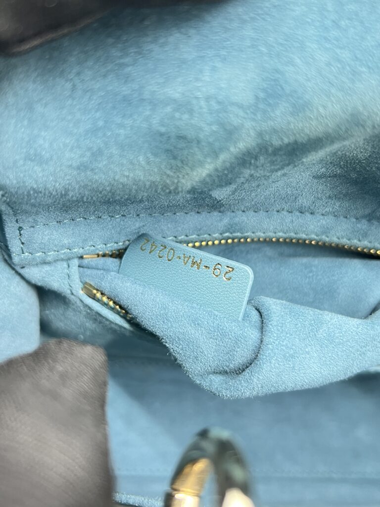 Dior Lady Dior Small Lambskin Cloud Blue GHW