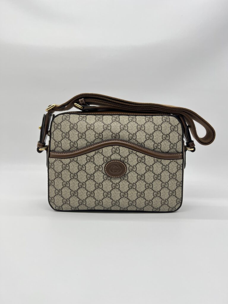 Gucci Messenger Interlocking GG Supreme Brown GHW
