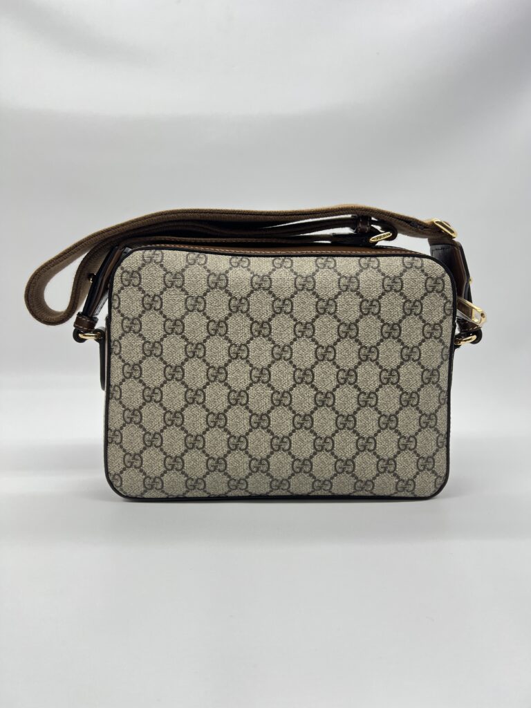 Gucci Messenger Interlocking GG Supreme Brown GHW
