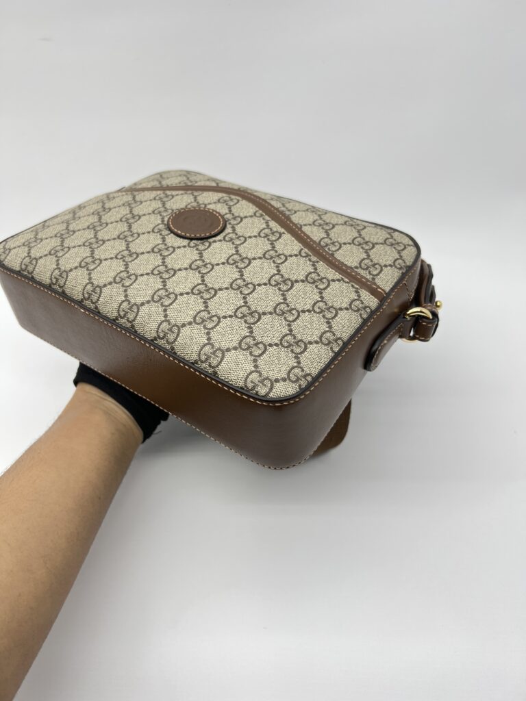 Gucci Messenger Interlocking GG Supreme Brown GHW