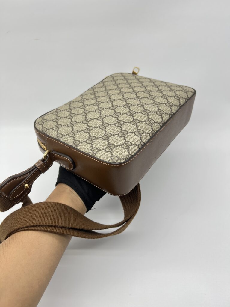 Gucci Messenger Interlocking GG Supreme Brown GHW