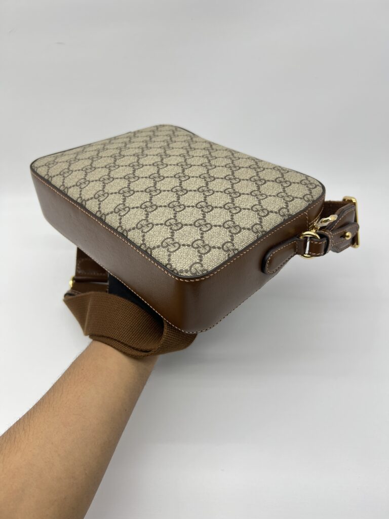 Gucci Messenger Interlocking GG Supreme Brown GHW