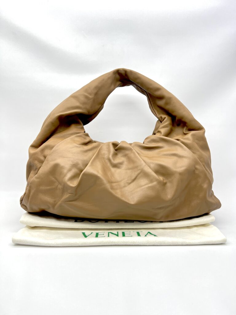 Bottega Veneta The Shoulder Pouch Bag Camel Leather
