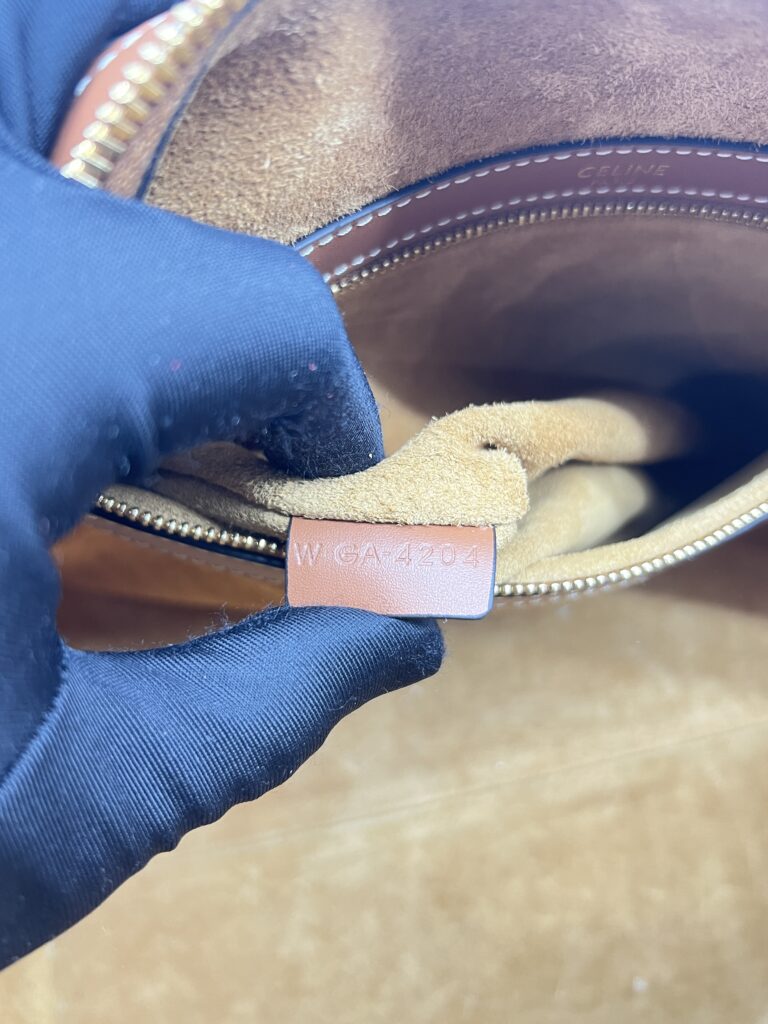 Celine Boston Suede Brown GHW