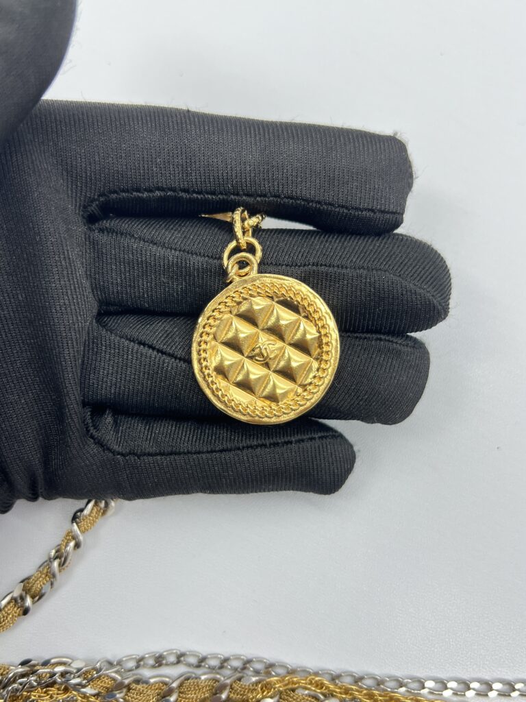 Chanel Belt Gold Silver