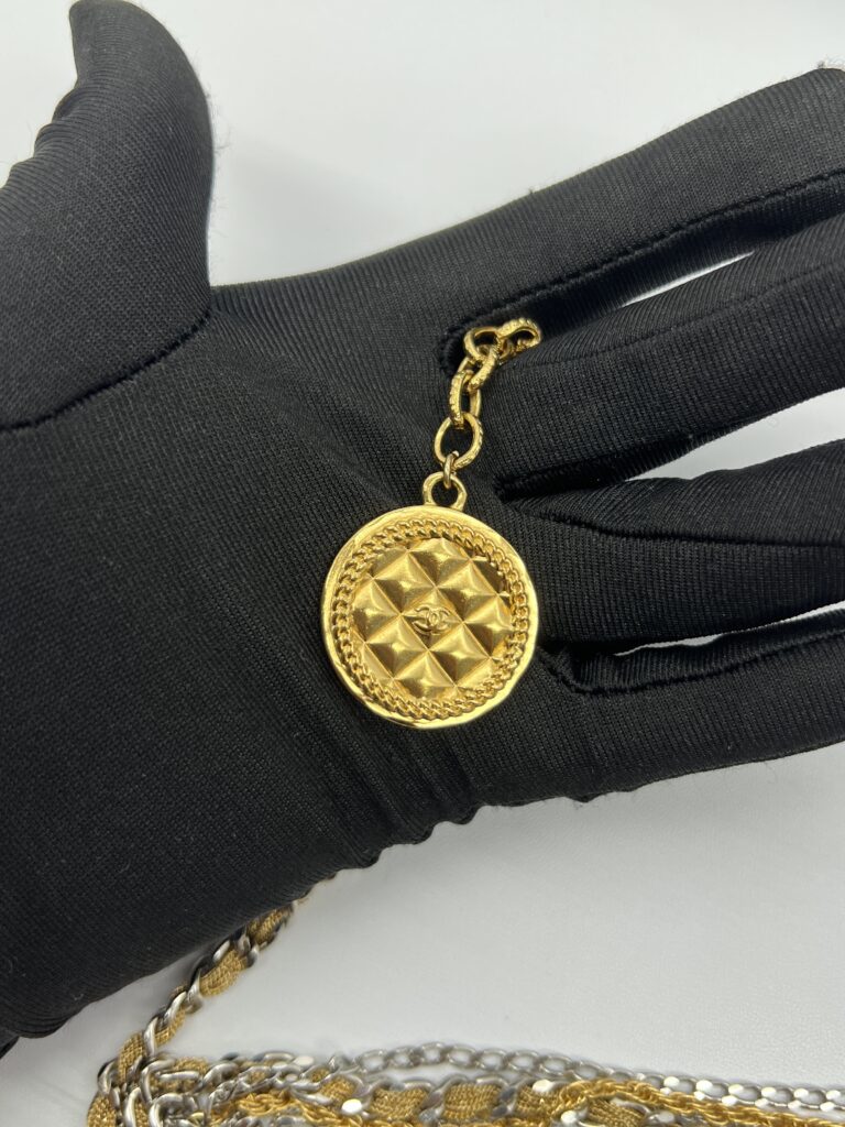 Chanel Belt Gold Silver
