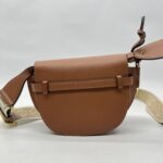 Loewe Gate Dual Mini Brown Tan GHW