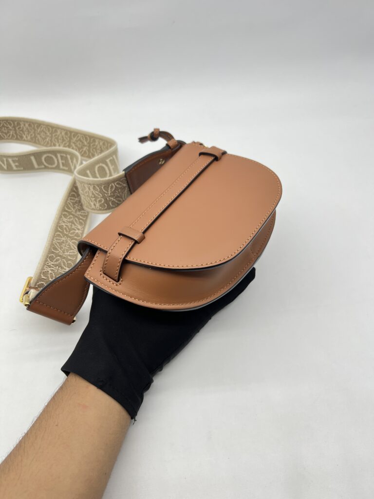 Loewe Gate Dual Mini Brown Tan GHW