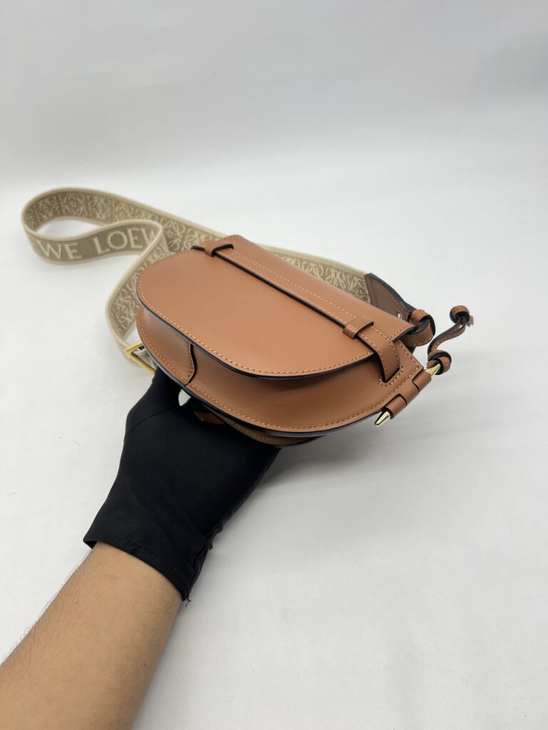 Loewe Gate Dual Mini Brown Tan GHW