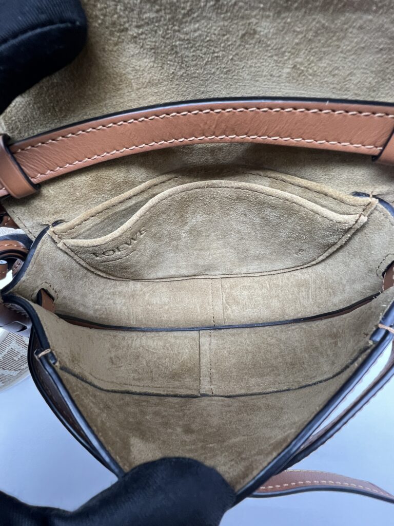 Loewe Gate Dual Mini Brown Tan GHW